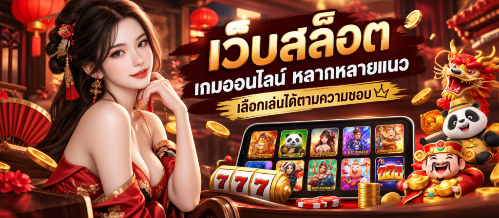 เว็บสล็อต เกมออนไลน์ หลากหลายแนว เลือกเล่นได้ตามความชอบ